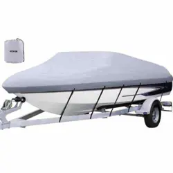 25 FT. 28 FT. WATERPROOF BOAT HULL TRAILERABLE BOAT COVER WIDTH UP 118 IN. 5 TIG