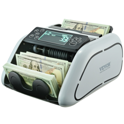 VEVOR MONEY COUNTER MACHINE, BILL COUNTER WITH UV, MG, IR AND DD COUNTERFEIT