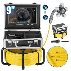 SEWER CAMERA 165 FT/50 M SELF-LEVELING DRAIN DUCT CAMERA WITH 512HZ LOCATOR