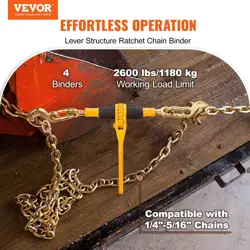 VEVOR CHAIN BINDER RATCHET LOAD BINDER 1/4