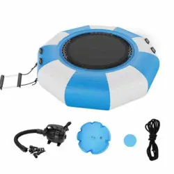 INFLATABLE WATER BOUNCER 6.5 FT. RECREATIONAL WATER TRAMPOLINE PORTABLE BOUNCE S