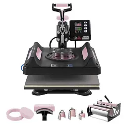 VEVOR HEAT PRESS MACHINE 15X15 INCH 30OZ TUMBLER PRESS T-SHIRTS BLACK