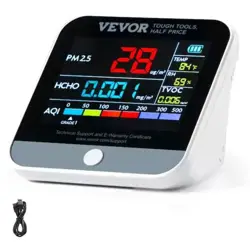 VEVOR 8 IN 1  PROFESSIONAL INDOOR AIR QUALITY  MONITOR