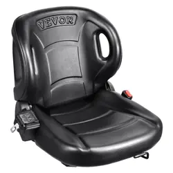 VEVOR UNIVERSAL FORKLIFT SEAT,TRACTOR SEAT WITH ADJUSTABLE ANGLE BACK, MICRO