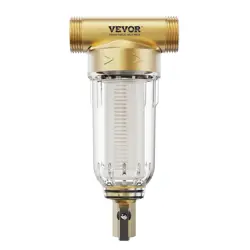 VEVOR SPIN DOWN FILTER, 40 MICRON + 30 MICRON FINE FILTRATION, WHOLE HOUSE SEDIM