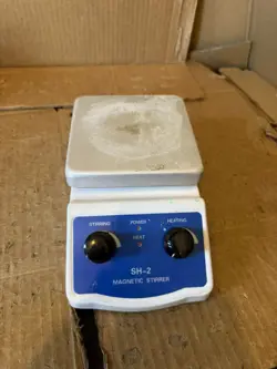 SH-2 MAGNETIC STIRRER WITH HEATER ADJUSTABLE SPEED & TEMPERATURE LAB SUPPLIES