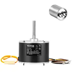 VEVOR CONDENSER FAN MOTOR 1/5HP 1075RPM 1.3A 208-230V K55HXJKL-2918 51-23055-11,
