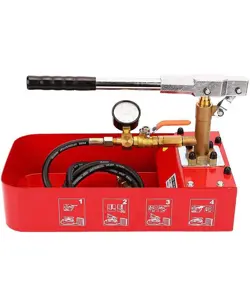 VEVOR HYDRAULIC PRESSURE TEST PUMP 50 BAR HAND PRESSURE TEST PUMP 726 PSI