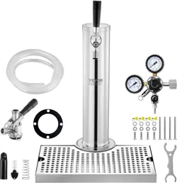 VEVOR KEGERATOR TOWER KIT, SINGLE TAP BEER CONVERSION