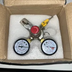 VEVOR CO2 REGULATOR DUAL GAUGE WITH CHECK VALVE