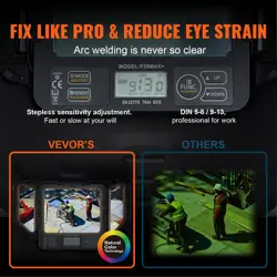 DARKENING WELDING HELMET