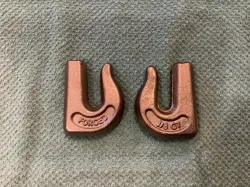 2 PC VEVOR WELD-ON CHAIN HOOKS 3/8