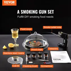 VEVOR SMOKING GUN KIT | OLD FASHIONED WOOD SMOKE INFUSER