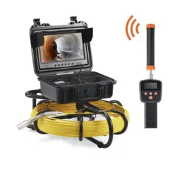 NEW - VEVOR PIPE INSPECTION SEWER CAMERA AND 512HZ LOCATOR 165 FT DVR LCD SCREEN