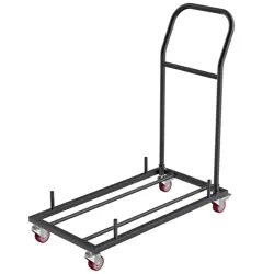 FOLDING CHAIR DOLLY - HEAVY-DUTY IRON COMMERCIAL CART WITH 12 CHAIR CAPACITY, FL