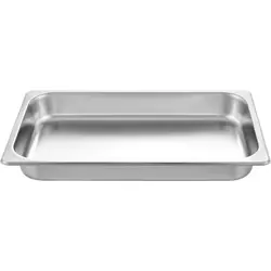 VEVOR 6 PACK STEAM TABLE PANS 20.9 X 12.8 X 2.6 INCH DEEP STEAM TABLE PAN FULL S