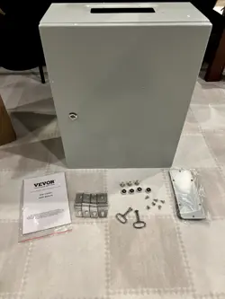 VEVOR NEMA STEEL ENCLOSURE, 20 X 16 X 10'' NEMA 4X STEEL ELECTRICAL BOX, IP66