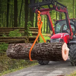 VEVOR LOG SKIDDING TONGS, 32 INCH 2 CLAW LOG LIFTING TONGS, HEAVY DUTY ROTATING