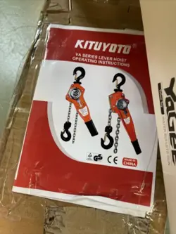 VEVOR LEVER BLOCK CHAIN HOIST G80 - CGSBHLH6T10FTZVRQ