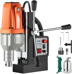 VEVOR 980W MAGNETIC DRILL PRESS WITH 37622 INCH (35MM) BORING DIAMETER MAGNETIC 