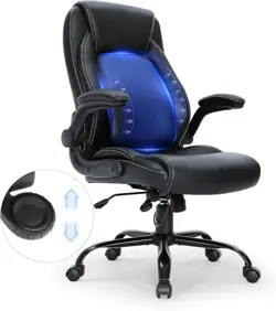VEVOR EXECUTIVE OFFICE CHAIR WITH CUTTING-EDGE ADJUSTABLE LUMBAR SUPPORT