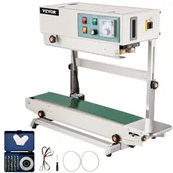VEVOR CONTINUOUS BAND SEALER FR-900, VERTICAL AUTOMATIC CONTINUOUS