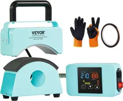 VEVOR MINI HAT HEAT PRESS FOR CAPS WITH INTEGRATED CONTROL PANEL