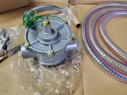 HAND ROTARY FUEL TRANSFER PUMP WITH GROUNDING CLIP