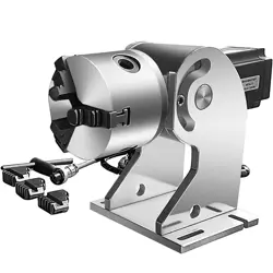 VEVOR ROTARY AXIS 80MM 3 JAW ROTARY ATTACHMENT USED FOR FIBER LASER ENGRAVER NEW