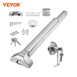VEVOR PUSH BAR DOOR LOCKS STAINLESS STEEL PANIC BARS FOR EXIT DOORS WITH