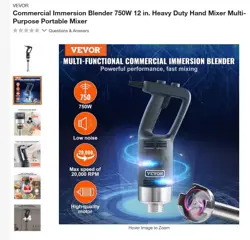 VEVOR COMMERCIAL BLENDER