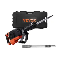 VEVOR DEMOLITION JACK HAMMER CONCRETE BREAKER 3500W ELECTRIC 2 CHISEL BITS