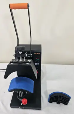 VEVOR HAT HEAT PRESS CAP HEAT PRESS MACHINE 2 HEATING PADS SUBLIMATION TRANSFER