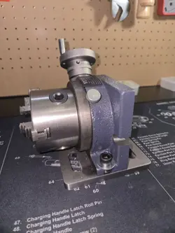 ADAPTER PLATE FOR VEVOR ROTARY TABLE FOR MILLING MACHINES 4''