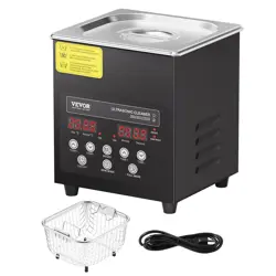 VEVOR 2L ULTRASONIC CLEANER, 60W DIGITAL ULTRASONIC CLEANING MACHINE WITH UPGRAD