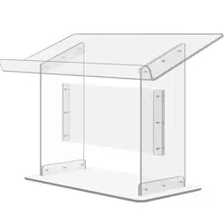 TABLETOP ACRYLIC PODIUM