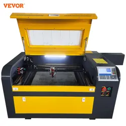 VEVOR 60W CO2 LASER ENGRAVER CUTTER CUTTING ENGRAVING MACHINE RUIDA 400X600MM
