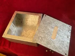 GALVANIZED METAL ELECTRICAL JUNCTION TERMINAL BOX INSTRUMENT PANEL SAFE STRONG