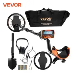 VEVOR METAL DETECTOR10INCH WATERPROOF SEARCH COIL WITH LCD DISPLAY 7 MODES 