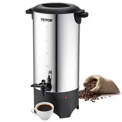 VEVOR COMMERCIAL COFFEE URN 50 CUP FAST BREW STAINLESS STEEL COFFEE DISPENSER