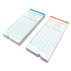 VEVOR TIME CARDS TWO-SIDED MONTHLY TIMESHEETS 100 PCS FOR 9600 PUNCH TIME CLOCK