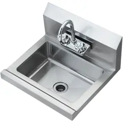 VEVOR COMMERCIAL HAND SINK WITH FAUCET, NSF STAINLESS STEEL SINK FOR WASHING,｡
