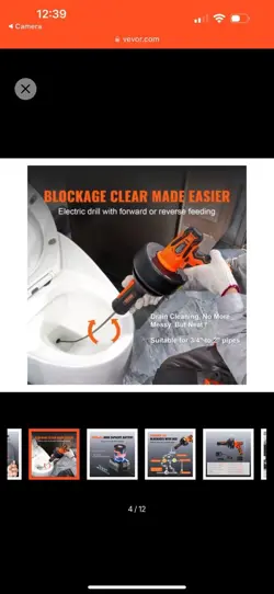 25FT CORDLESS PLUMBING