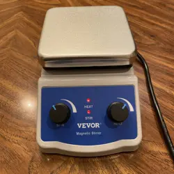 SH-2 MAGNETIC STIRRER WITH HEATER ADJUSTABLE SPEED & TEMPERATURE TESTED!