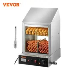 VEVOR 2-TIER HOT DOG MACHINE FOR 200 HOTDOGS & 42 BUNS