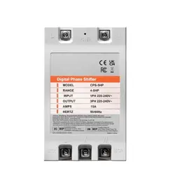 5HP SINGLE 1 PHASE TO 3 PHASE CONVERTER DIGITAL PHASE SHIFTER 15A 220V