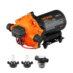 ✅ VEVOR 12V WATER PRESSURE DIAPHRAGM PUMP SELF-PRIMING PUMP 70 PSI 5.5 GPM BOAT