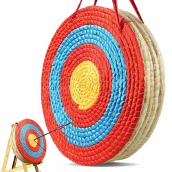ARCHERY TARGET 5 LAYERS 20 IN. ARROW TARGET TRADITIONAL SOLID STRAW ROUND ARCHER
