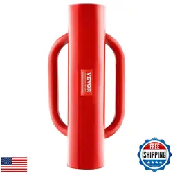 VEVOR FENCE POST DRIVER WITH HANDLES, 2.7 IN INNER DIAMETER T POST POLE POUND