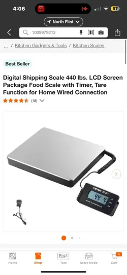 VEVOR DIGITAL SHIPPING SCALE 440 LBS 